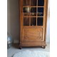Armoire parisienne vitrée ancienne esprit bonnetière