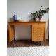 Bureau bois pieds compas-  circa 1950