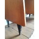 Bureau bois pieds compas-  circa 1950