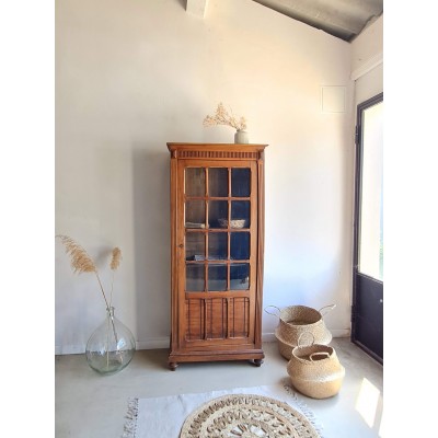 Armoire parisienne vitrée ancienne