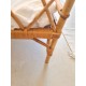 Banquette ou lit enfant en rotin vintage