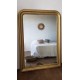 Grand miroir ancien doré - 143  x 103