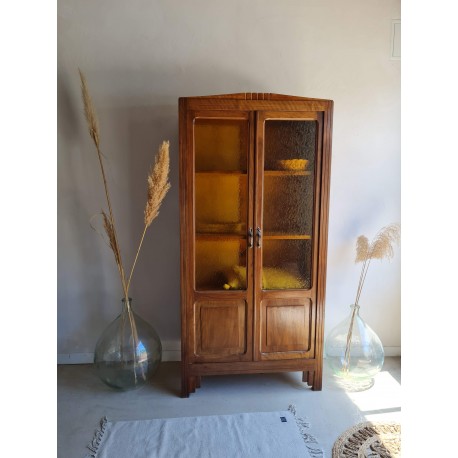 Armoire parisienne vitrée art déco