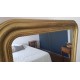 Grand miroir ancien doré - 143  x 103