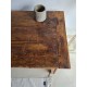 Table basse ancienne esprit table de ferme