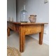 Table basse ancienne esprit table de ferme