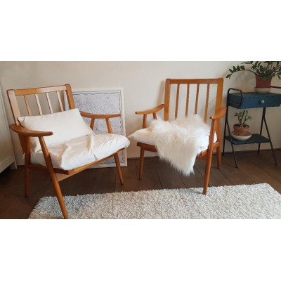 Fauteuils scandinaves Thonet modèle  "Boomerang"