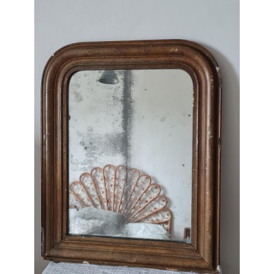 Miroir Louis Philippe doré 65 x 52