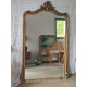 Grand miroir doré ancien 150 x90 avec moulures