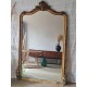 Grand miroir doré ancien 150 x90 avec moulures