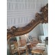 Grand miroir doré ancien 150 x90 avec moulures
