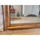 Grand Miroir Louis Philippe 120 x 83 - doré
