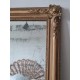 Miroir ancien doré 103 x 68