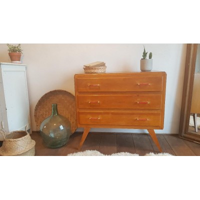 Commode pieds compas -vintage