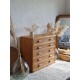 Commode en rotin vintage - 5 tiroirs