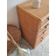 Commode en rotin vintage - 5 tiroirs