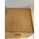 Commode en rotin vintage - 5 tiroirs
