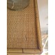 Commode en rotin vintage - 5 tiroirs
