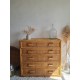 Commode en rotin vintage - 5 tiroirs