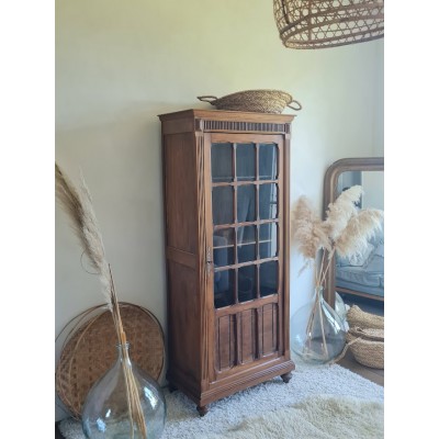armoire parisienne vitrée ancienne