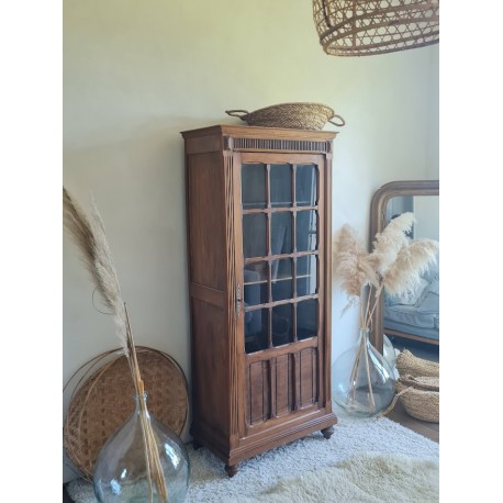 armoire parisienne vitrée ancienne