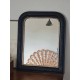 Miroir Louis Philippe noir et doré 60 x 48