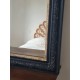 Miroir Louis Philippe noir et doré 60 x 48