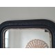 Miroir Louis Philippe noir et doré 60 x 48
