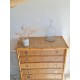 Commode en rotin circa années 70 - Dal Vera - Italie -vintage - 7 tiroirs