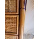 Commode en rotin circa années 70 - Dal Vera - Italie -vintage - 7 tiroirs
