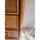Commode en rotin circa années 70 - Dal Vera - Italie -vintage - 7 tiroirs
