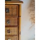 Commode en rotin circa années 70 - Dal Vera - Italie -vintage - 7 tiroirs