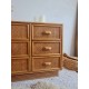 Commode en rotin circa années 60