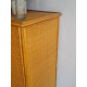 Petite armoire parisienne  en rotin vintage