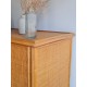 Petite armoire parisienne  en rotin vintage