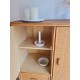 Petite armoire parisienne  en rotin vintage