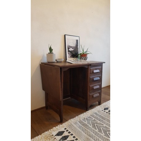 Bureau bois vintage- circa 1960