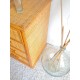 Commode en rotin vintage 4 tiroirs