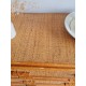 Commode en rotin vintage 4 tiroirs