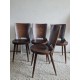 Suite de 4 chaises scandinave années 60