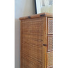 Commode en rotin DAL VERA circa 1960