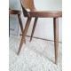Suite de 4 chaises scandinave années 60