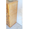 Commode en rotin DAL VERA circa 1960