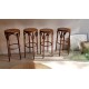 Tabourets de bar cannés style Thonet