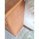 Commode en rotin vintage circa années 70