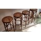 Tabourets de bar cannés style Thonet