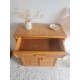 Commode en rotin vintage circa années 70