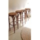 Tabourets de bar cannés style Thonet