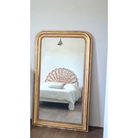 Commode en rotin vintage