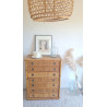 Commode en rotin DAL VERA circa 1960